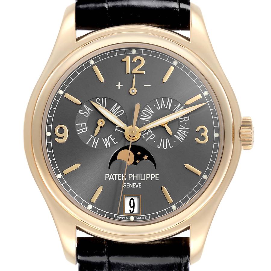 Patek Philippe Complications Annual Calendar Yellow Gold Mens Watch 5146J SwissWatchExpo