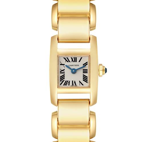 Photo of Cartier Tankissime Silver Dial Yellow Gold Ladies Watch W650037H