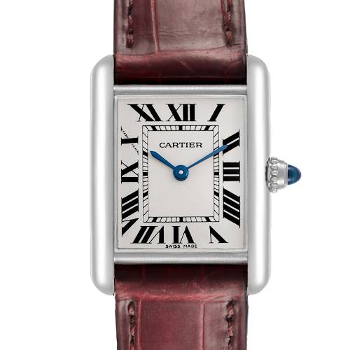 Photo of Cartier Tank Louis White Gold Silver Dial Ladies Watch W1541056