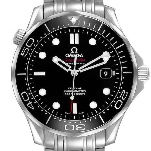 Photo of Omega Seamaster Diver 300M Steel Black Dial Mens Watch 212.30.41.20.01.003