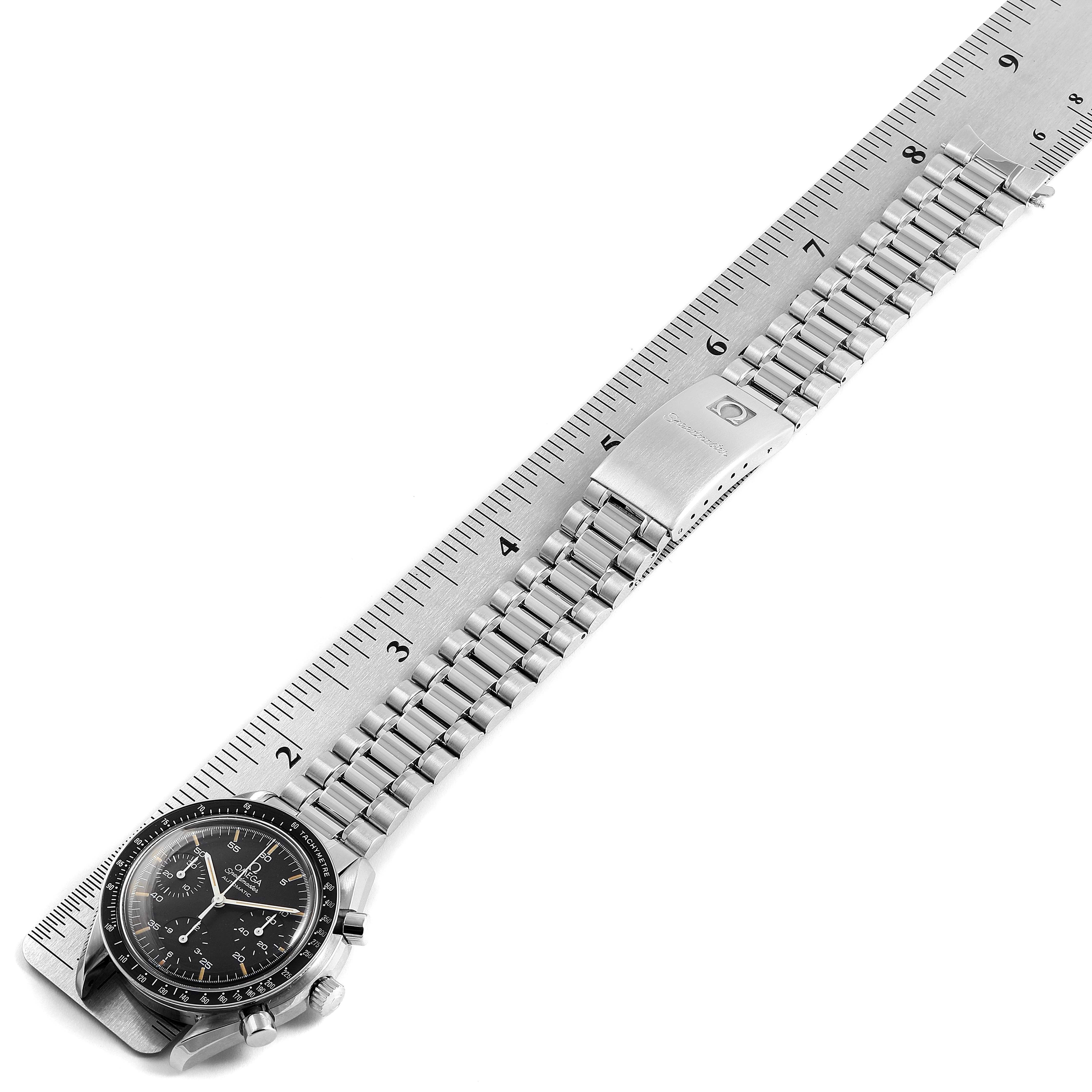 Omega Speedmaster Reduced Hesalite Crystal Automatic Mens Watch 3510 50 00 Swisswatchexpo