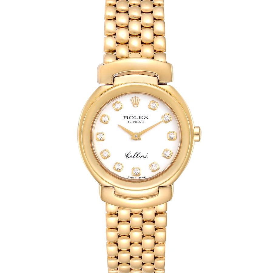 Rolex Cellini Yellow Gold Ladies Watch 6621 Box Papers | SwissWatchExpo