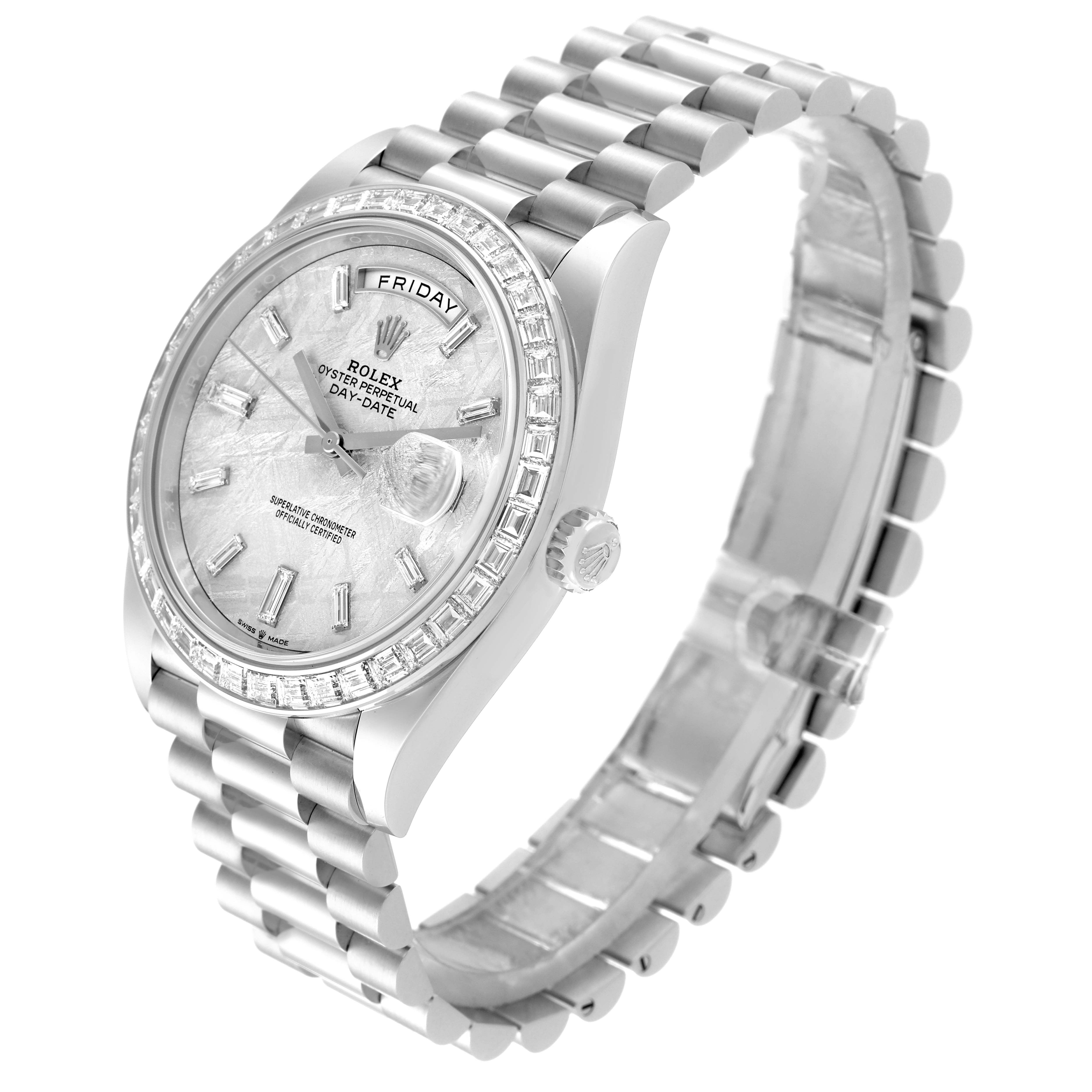 Rolex President Platinum 228396TBR | Stock 64763