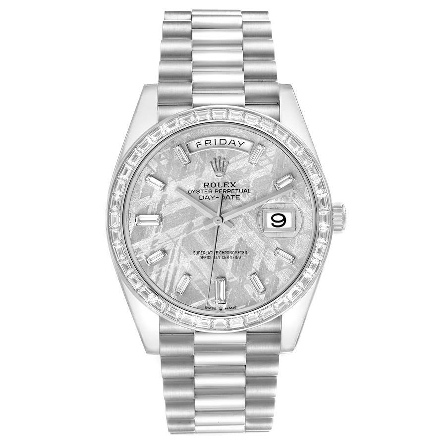 ROLEXディスプレイ Rolex President Platinum 228396TBR | Stock 64763