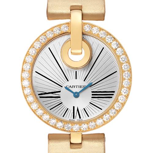 Photo of Cartier Captive Yellow Gold Diamond Ladies Watch WG600010 Papers