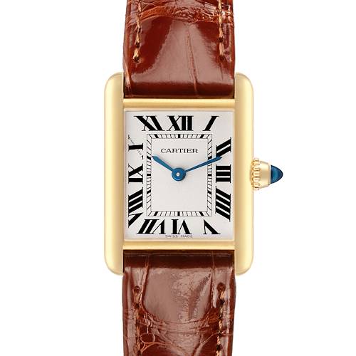Photo of Cartier Tank Louis Small Yellow Gold Ladies Watch W1529856 Card