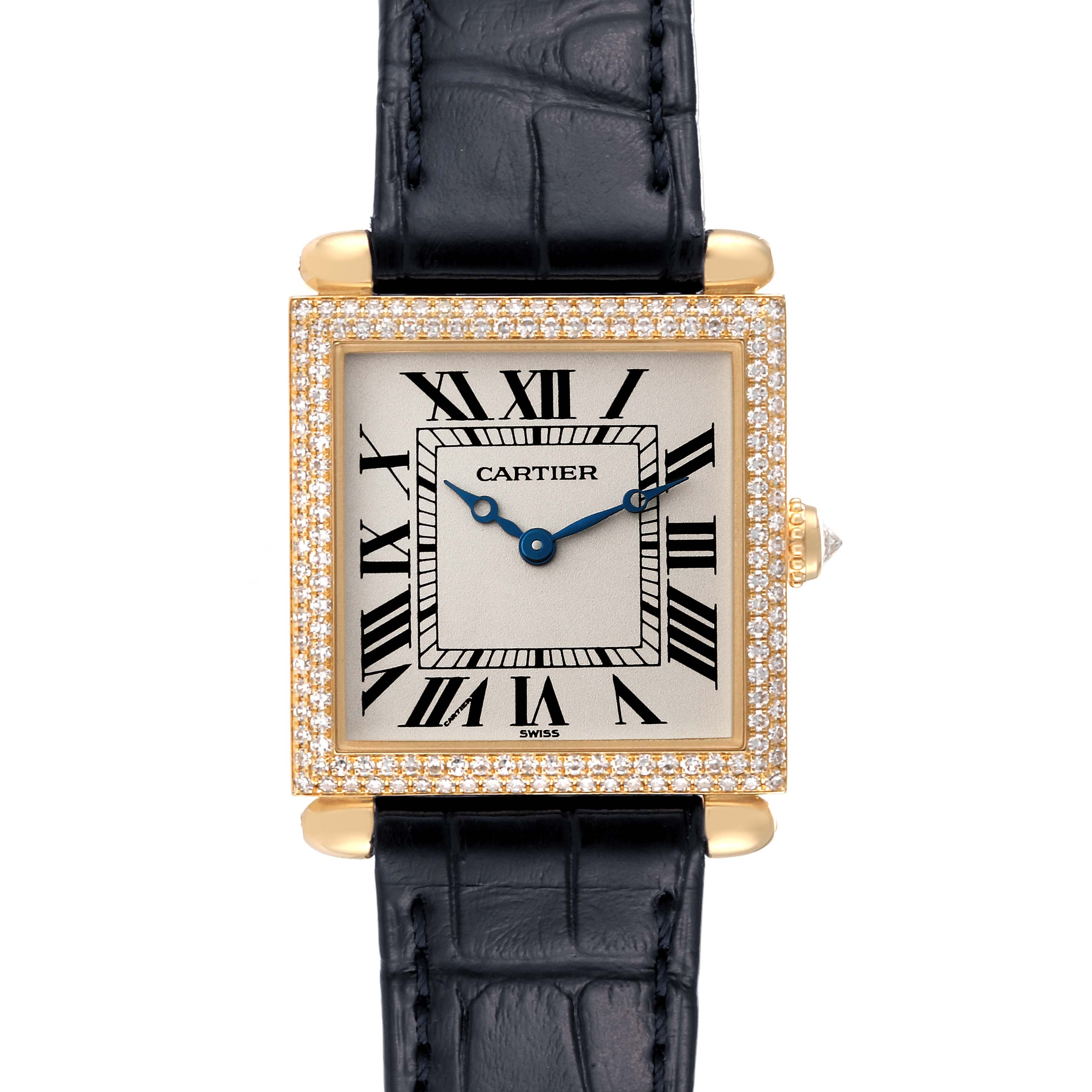 Cartier 18K Gold Tank Louis Cartier Ladies Quartz Watch 1150