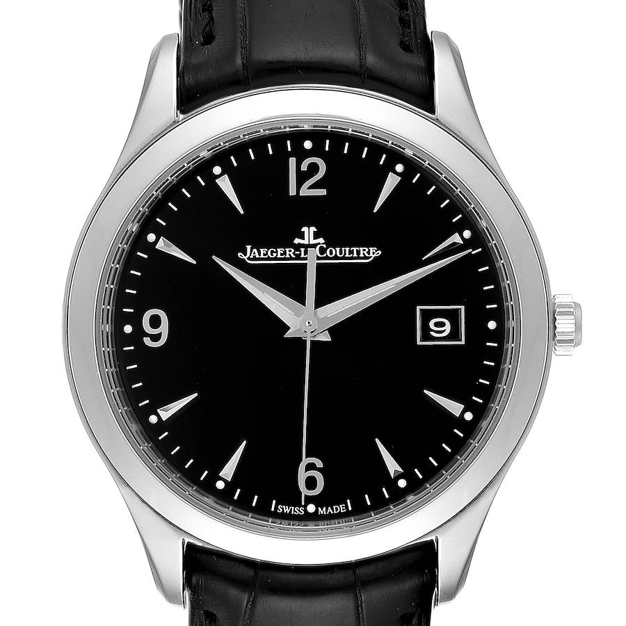 Jaeger Lecoultre Master Control Black Dial Mens Watch 176.8.40.S Q1548470 SwissWatchExpo