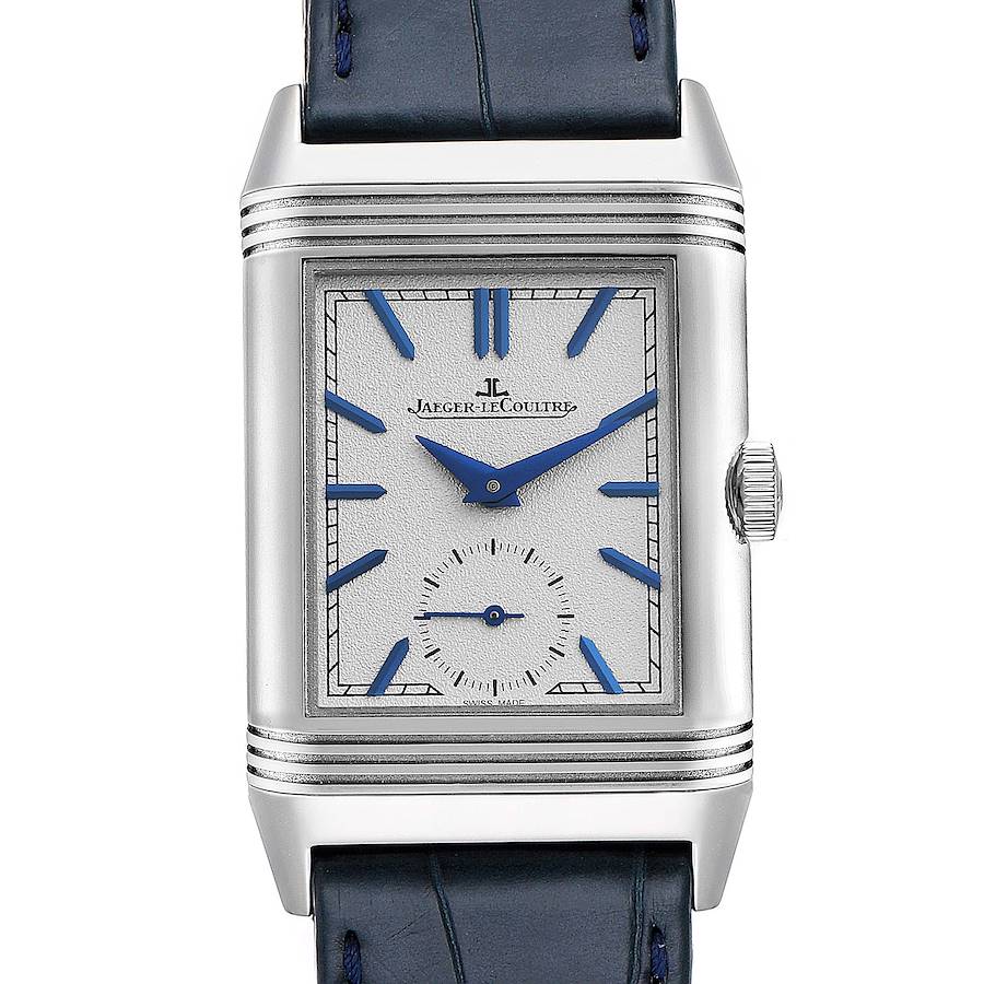 Jaeger LeCoultre Reverso Duo Tribute Watch 213.8.D4 Q3908420 Box Papers SwissWatchExpo