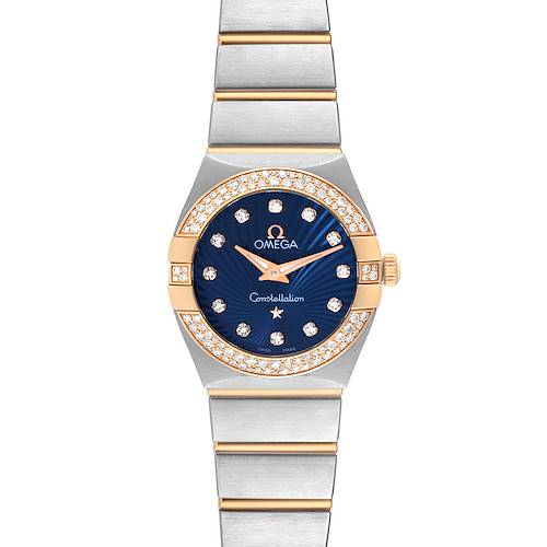Photo of Omega Constellation Steel Rose Gold Diamond Ladies Watch 123.25.24.60.53.001