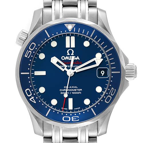 Photo of Omega Seamaster Diver 300M Midsize Automatic Watch 212.30.36.20.03.001 Box Card