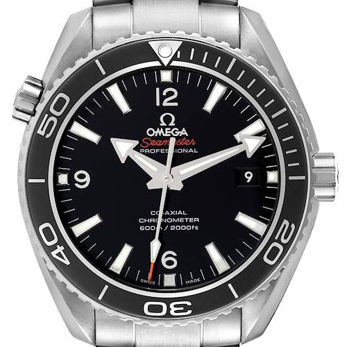 Photo of Omega Seamaster Planet Ocean 600M Steel Mens Watch 232.30.46.21.01.001 Box Card