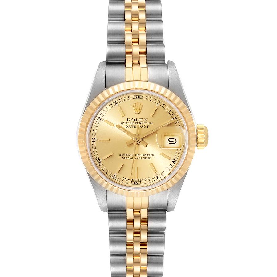 Rolex Datejust Steel Yellow Gold Ladies Watch 69173 Box SwissWatchExpo