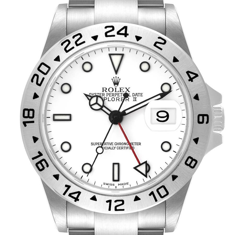 NOT FOR SALE Rolex Explorer II 40mm White Dial Steel Mens Watch 16570 PARTIAL PAYMENT SwissWatchExpo