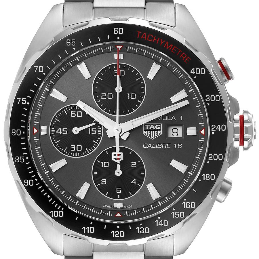 Tag Heuer Formula 1 Chronograph Steel Mens Watch CAZ2012 Box Card SwissWatchExpo