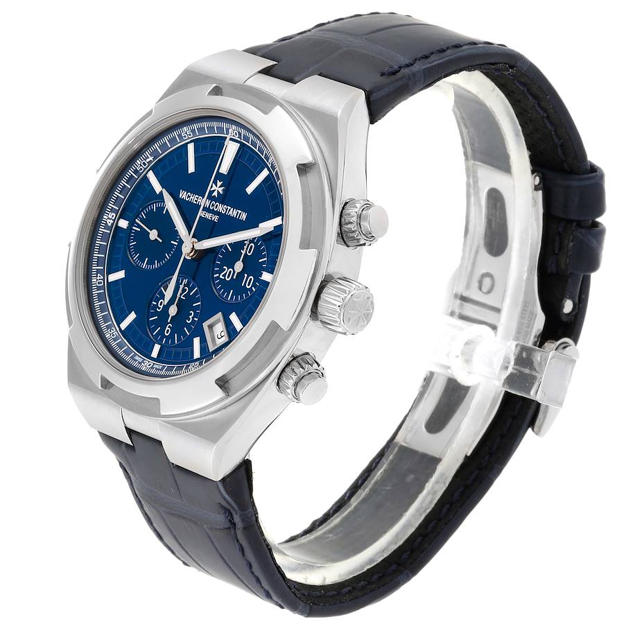 overseas chronograph blue dial