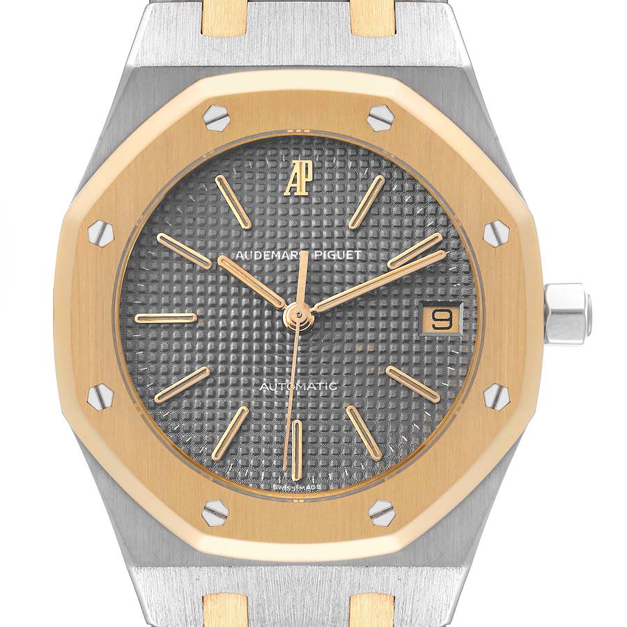 Audemars Piguet Royal Oak Steel Yellow Gold Mens Watch 14100SA SwissWatchExpo