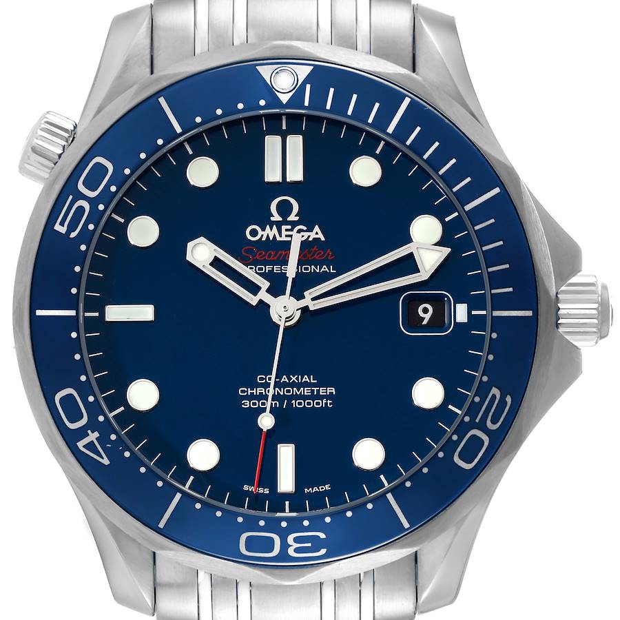 Omega Seamaster Diver 300M Co-Axial Steel Mens Watch 212.30.41.20.03.001 SwissWatchExpo