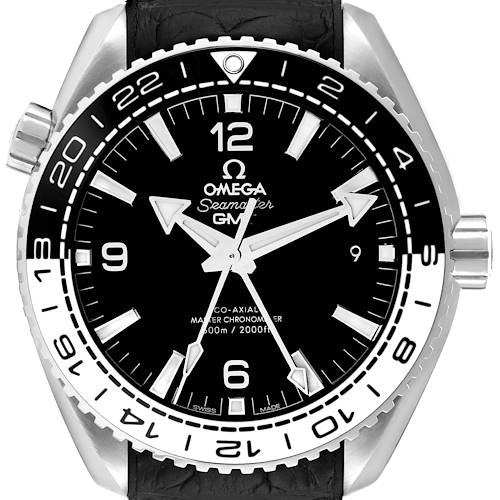 Photo of Omega Seamaster Planet Ocean GMT Steel Mens Watch 215.33.44.22.01.001 Box Card