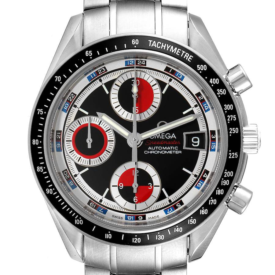 Omega Speedmaster Casino Dial Stainless Steel Mens Watch 3210.52.00 SwissWatchExpo