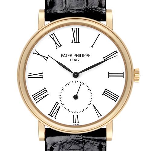 Photo of Patek Philippe Calatrava Officer Yellow Gold Mens Watch 5022J