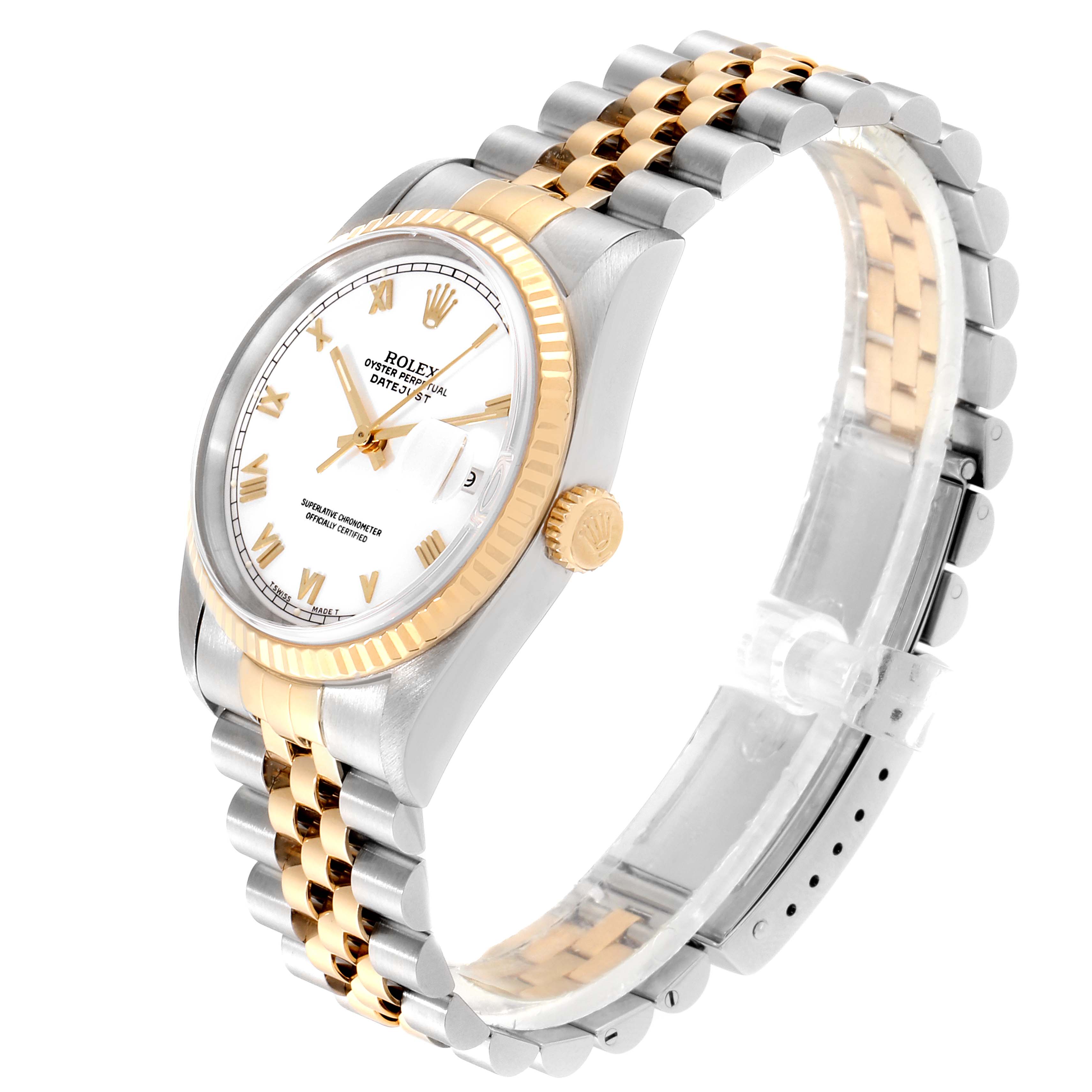 rolex datejust white gold