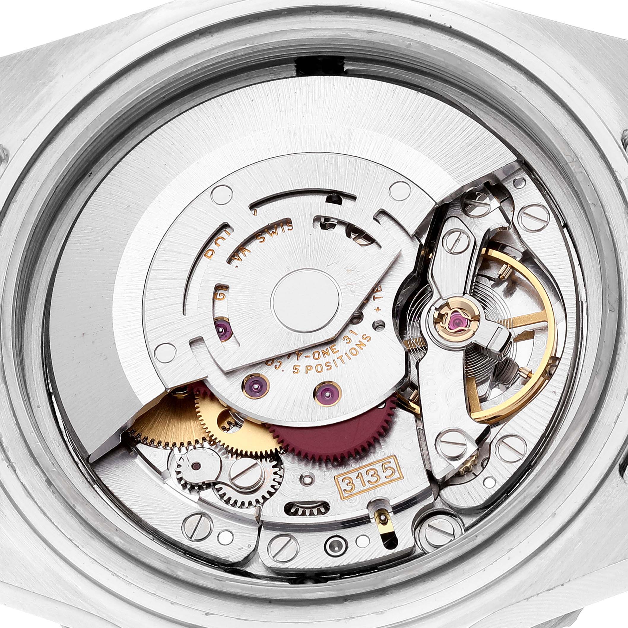 The image shows the internal mechanics and movement of the Rolex Sea-Dweller 16600 Men's Stainless Steel Black Dial 16600 Men's Stainless Steel Black Dial watch.