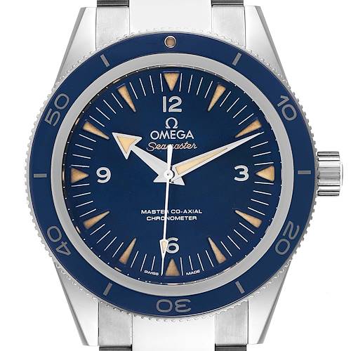 Photo of Omega Seamaster 300 Blue Dial Titanium Watch 233.90.41.21.03.001 Unworn