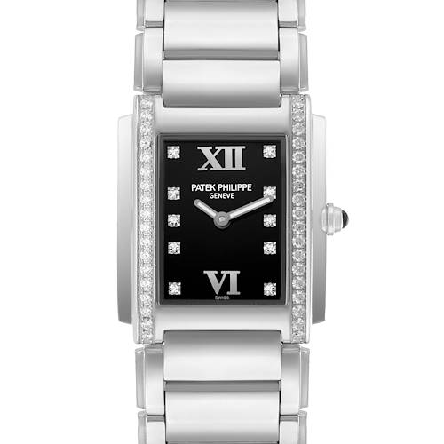 Photo of Patek Philippe Twenty-4 Steel Diamond Ladies Watch 4910 4910A