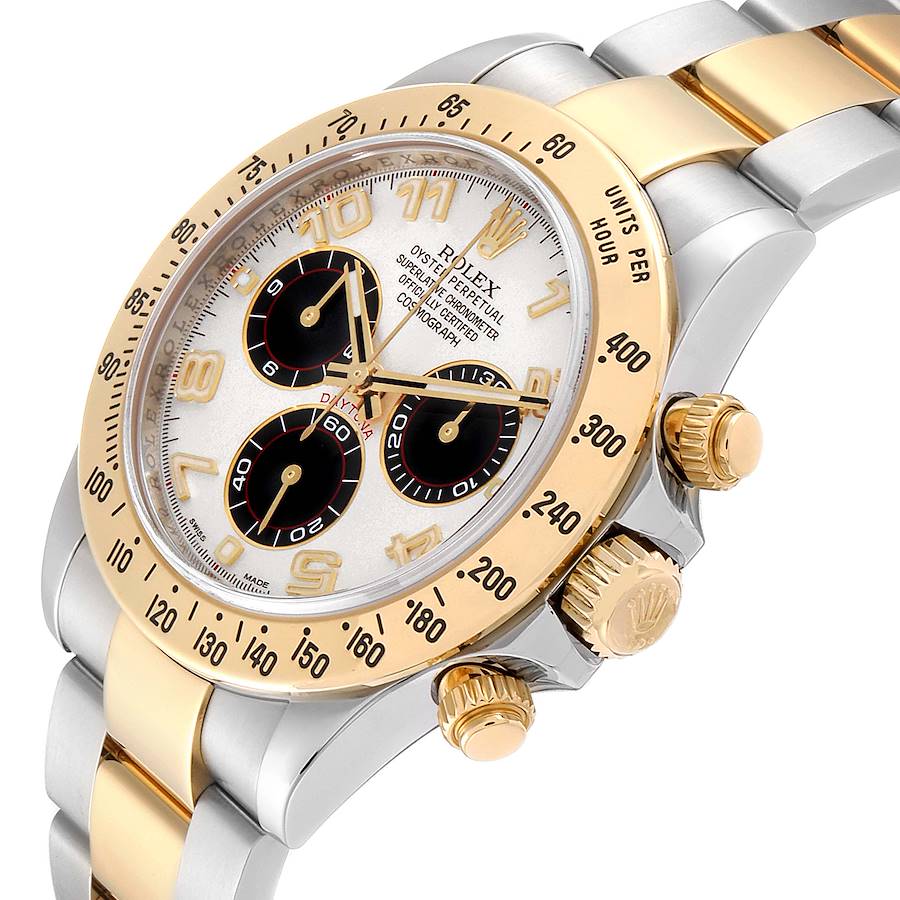 Rolex Daytona Panda Dial Steel Yellow Gold Mens Watch ...