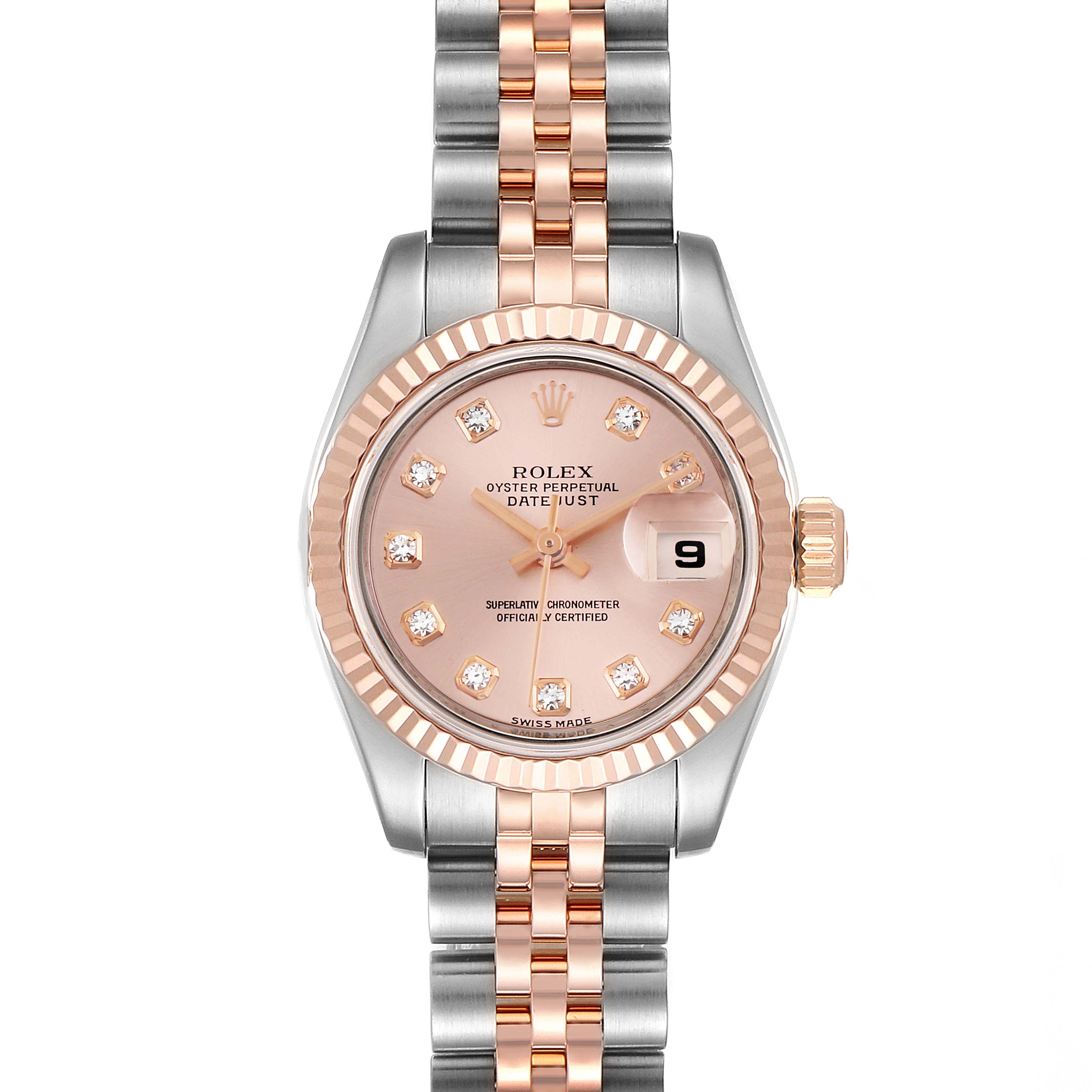 Rolex Datejust Rose Gold 179161 | Stock 40074 | SwissWatchExpo