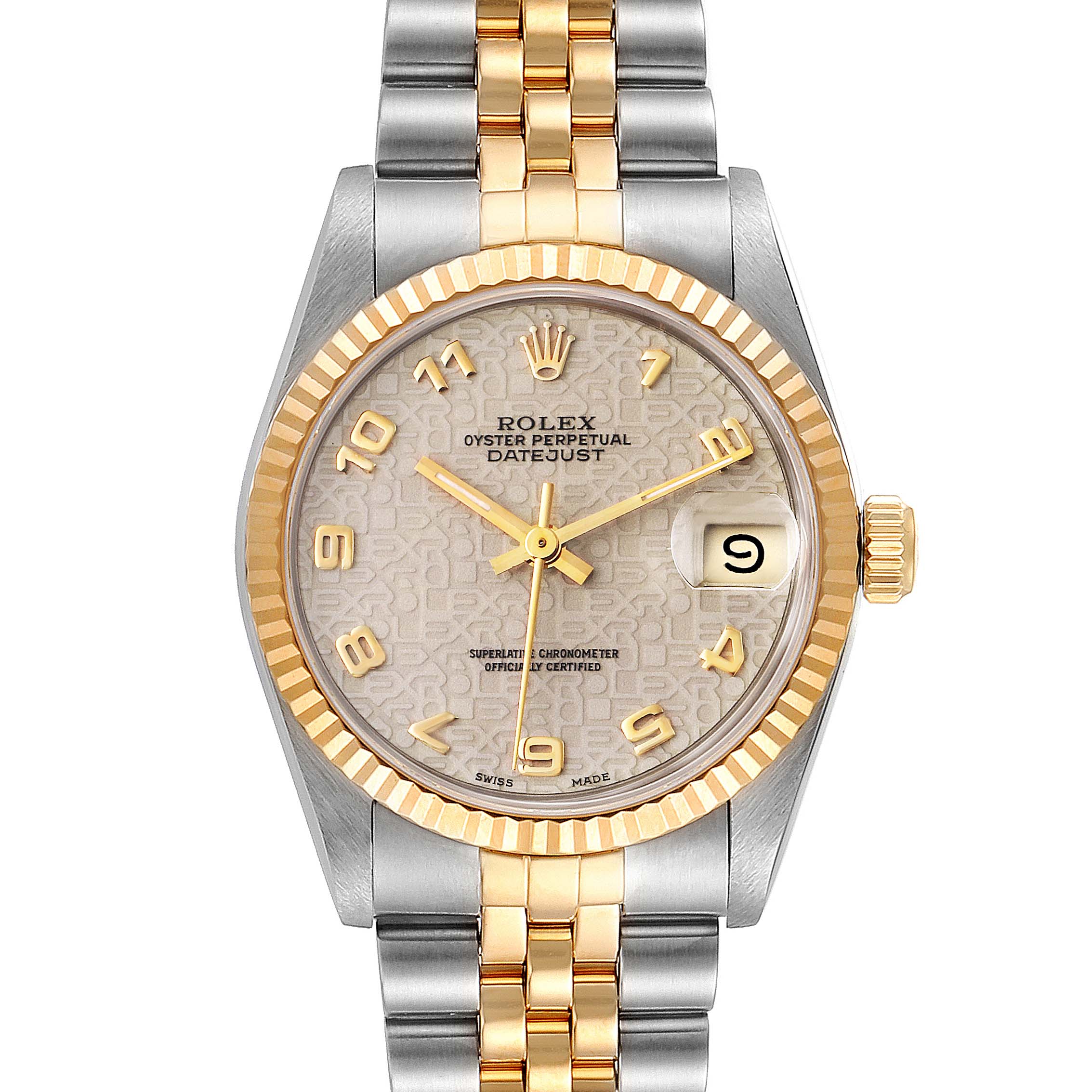 ROLEX ロレックス ゴールド 69173 79173 金属ベルト ジュビリー Rolex Lady-Datejust Yellow Gold & Steel Champagne Stick Dial