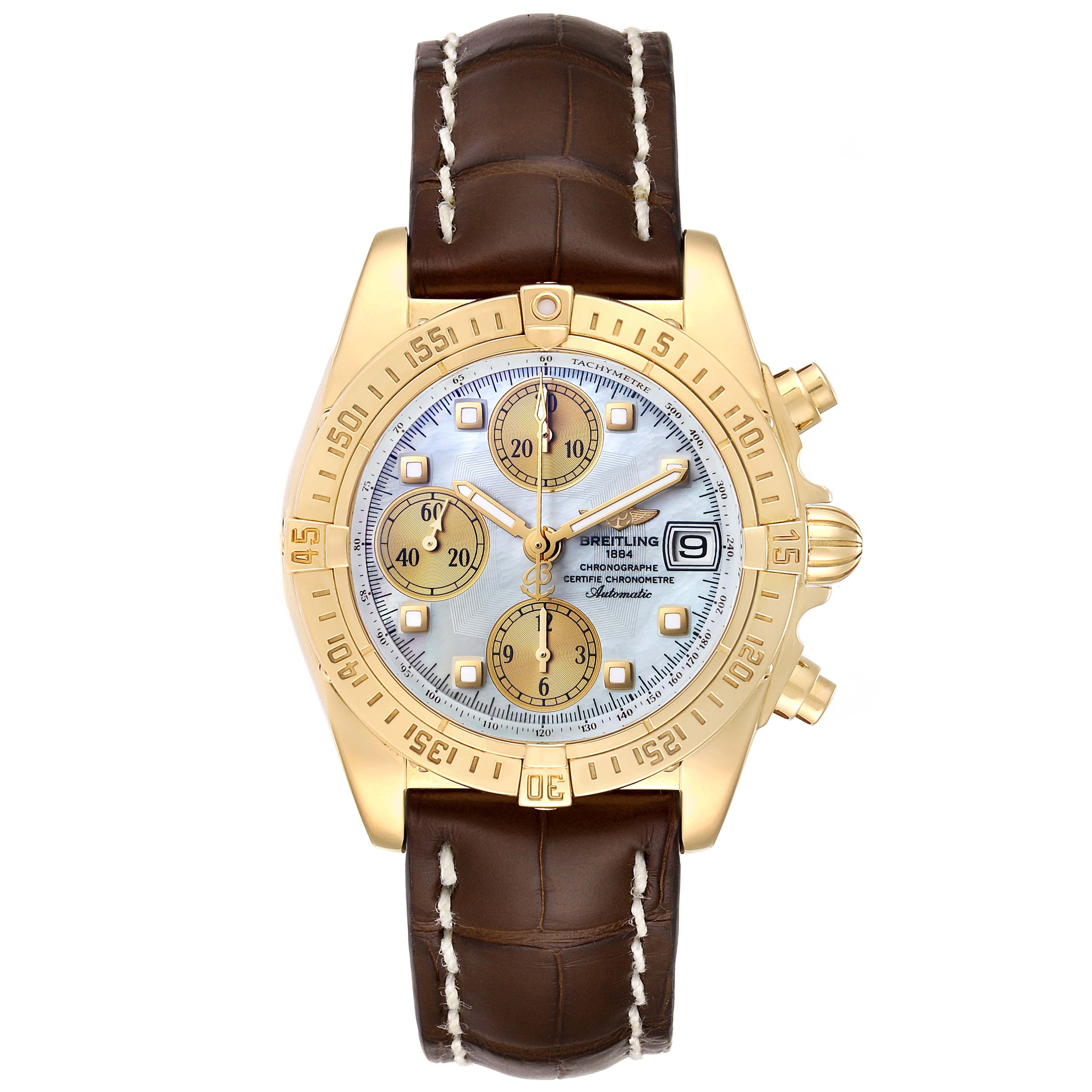 BREITLING オレンジストライプ 飛行機模型スタンド付き - メルカリ