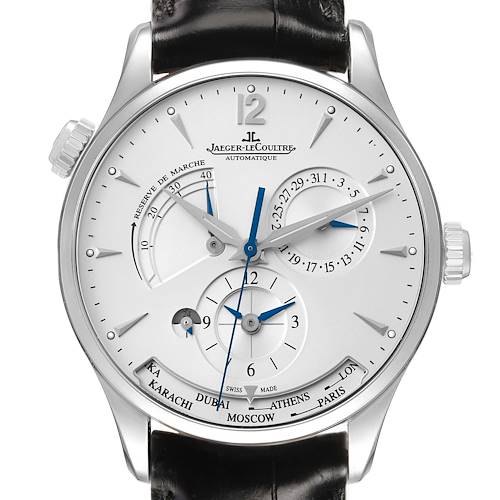 Photo of Jaeger Lecoultre Master Geographic Steel Mens Watch 176.8.29.S Q1428421