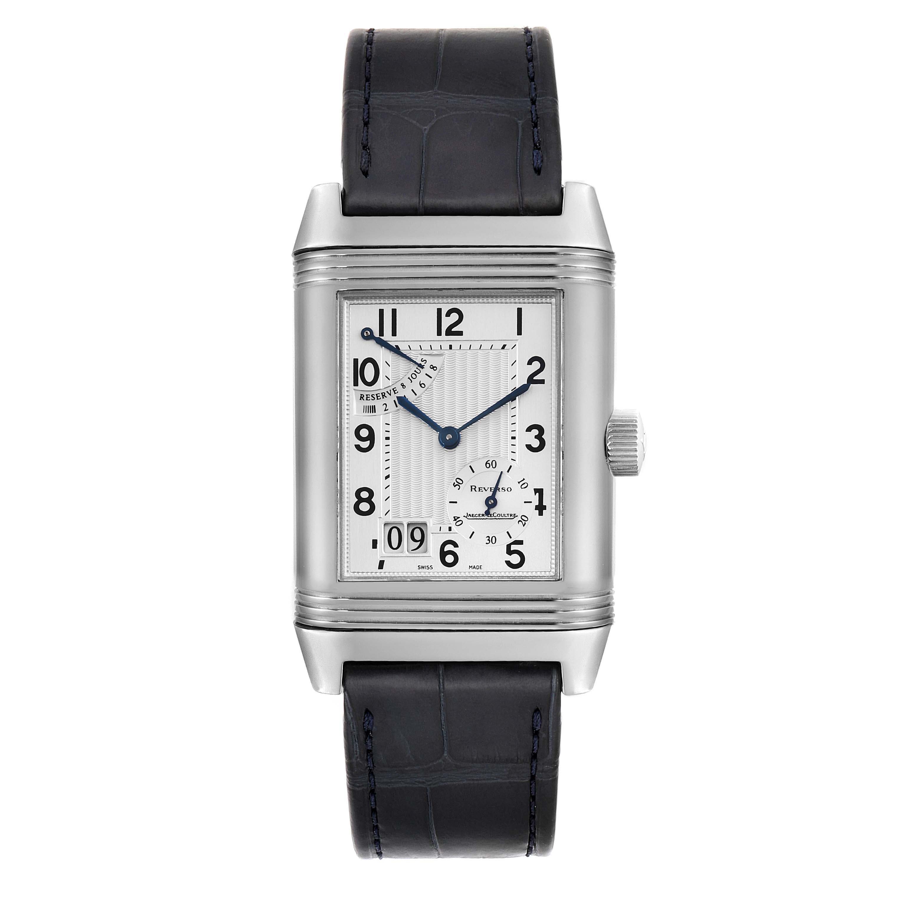Jaeger LeCoultre Reverso Grande Date 8 Day Mens Watch 240.8.15 Q3008420 ...