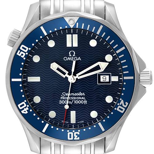 Photo of Omega Seamaster Diver James Bond Steel Mens Watch 2541.80.00 Box Papers