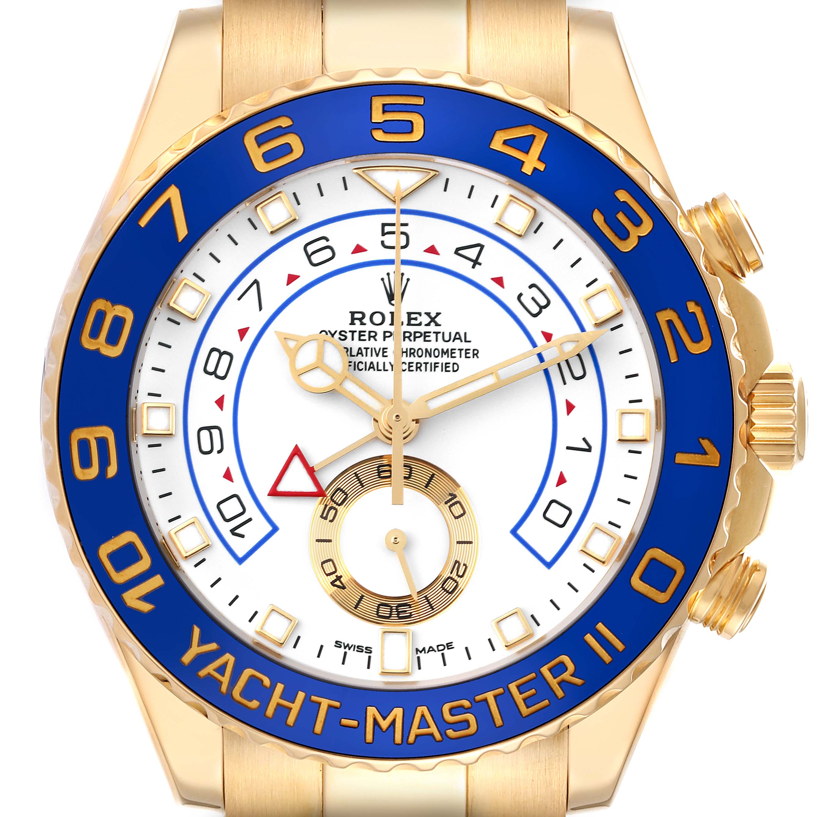 Rolex Yachtmaster II Regatta Chronograph Yellow Gold Men s Watch