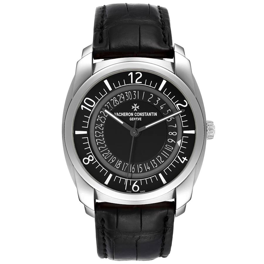 Vacheron Constantin Quai De L ile Date Steel Mens Watch 4500S