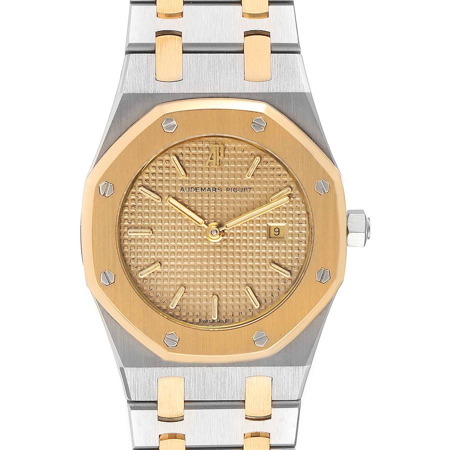 Audemars Piguet Royal Oak 30mm Steel Yellow Gold Watch 6271SA Box Papers SwissWatchExpo