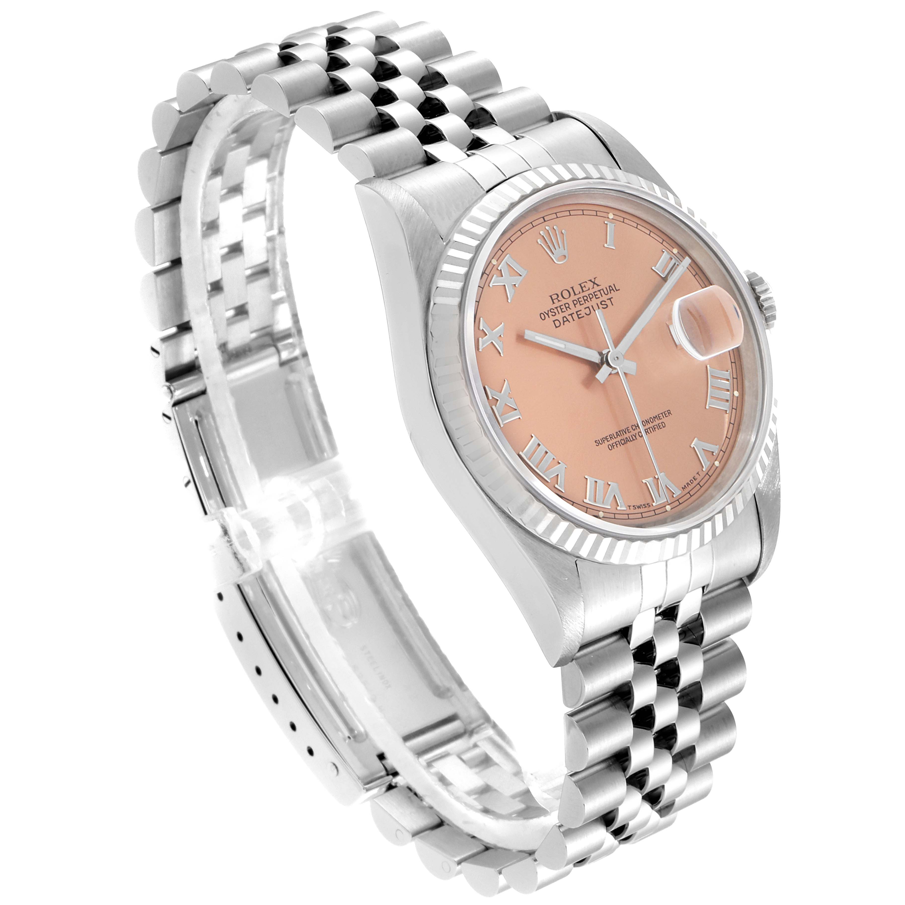 rolex datejust salmon