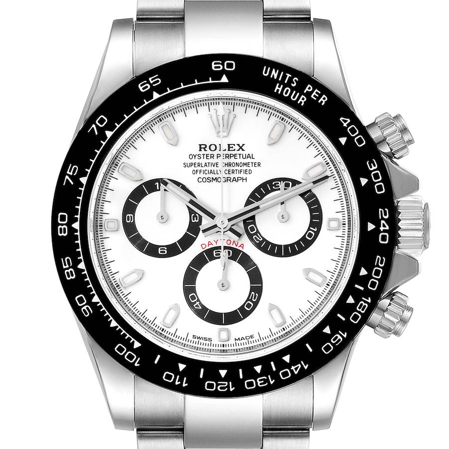 NOT FOR SALE -- Rolex Daytona Ceramic Bezel White Dial Steel Mens Watch 116500 Unworn -- PARTIAL PAYMENT SwissWatchExpo