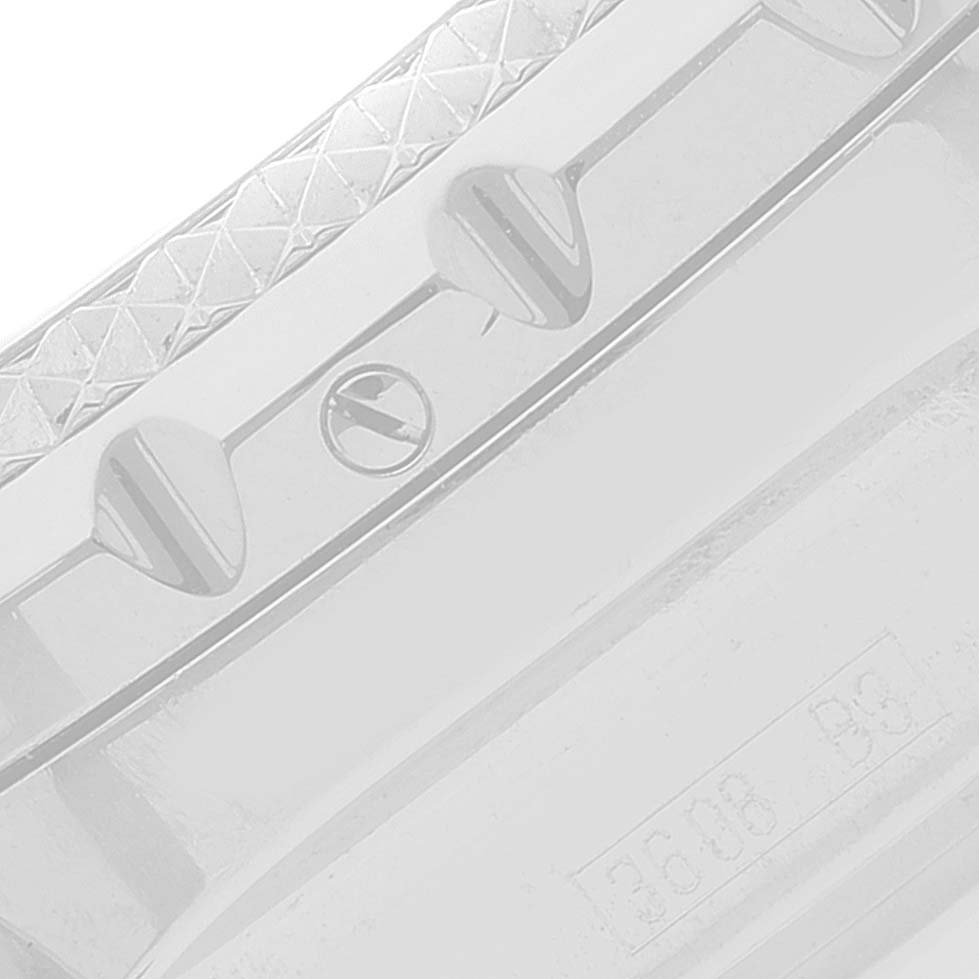 This close-up image shows the bezel and part of the bracelet of the Breitling Bentley A13363 Men's Stainless Steel Burgundy Dial A13363 Men's Stainless Steel Burgundy Dial watch model.