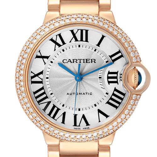 Photo of Cartier Ballon Bleu 36 Rose Gold Diamond Watch WE9005Z3