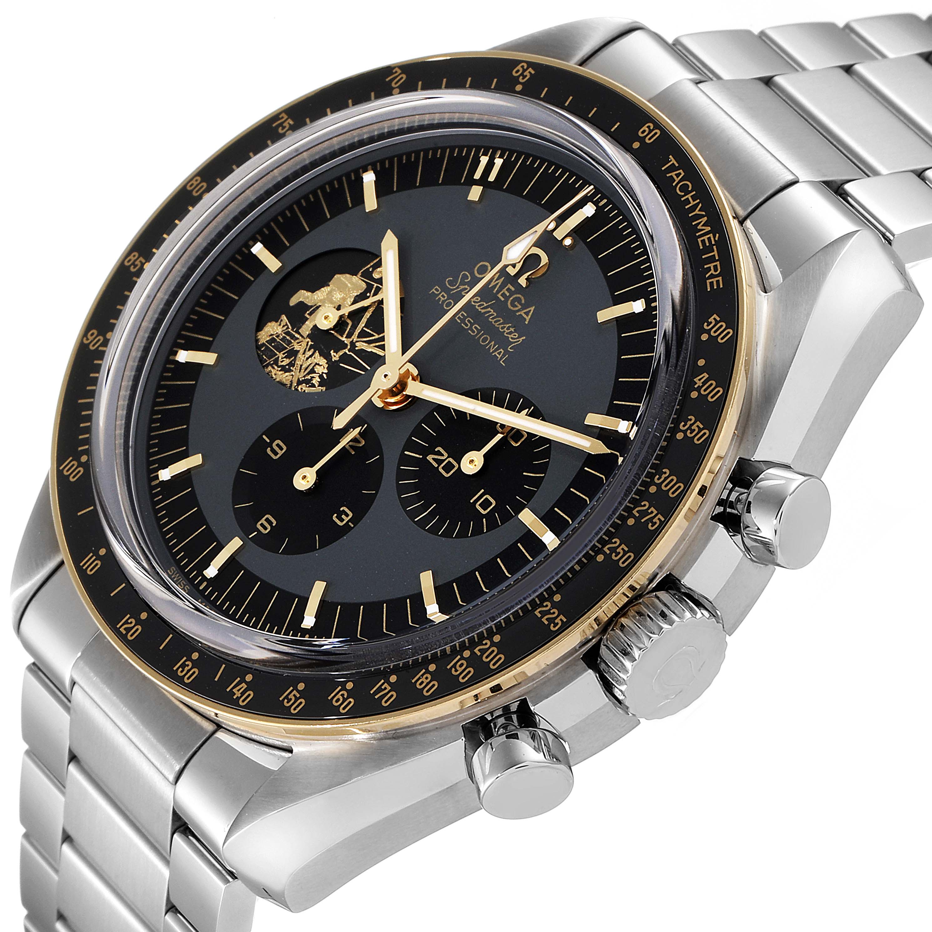 Omega Speedmaster Apollo 11 LE Black Dial Moonwatch 310.20.42.50.01.001 ...
