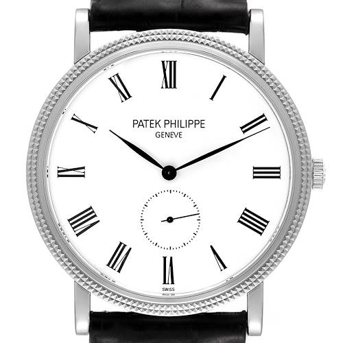 Photo of Patek Philippe Calatrava 18k White Gold  White Dial Mens Watch 5119