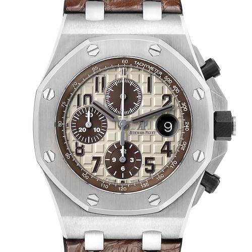 Photo of Audemars Piguet Royal Oak Offshore Safari Steel Mens Watch 26470ST