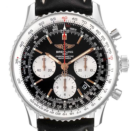 Photo of Breitling Navitimer 01 Black Dial Steel Mens Watch AB0121
