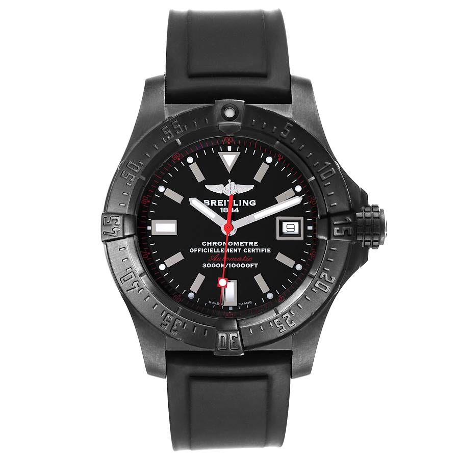 Breitling avenger gmt online blacksteel