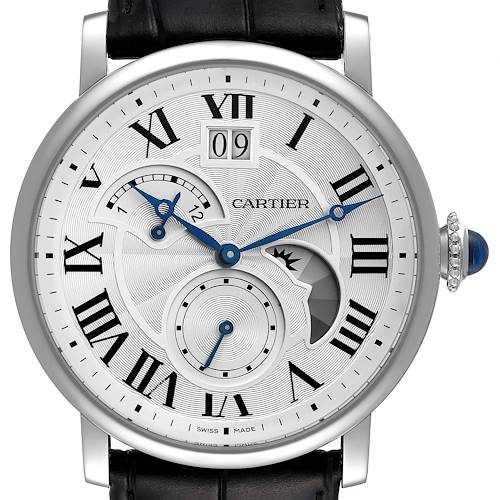 Photo of Cartier Rotonde Retrograde GMT Time Zone Steel Mens Watch W1556368