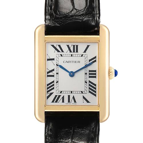 Photo of Cartier Tank Solo Steel Yellow Gold Ladies Watch W5200002